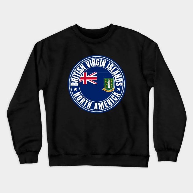 British Virgin Islands Crewneck Sweatshirt by footballomatic